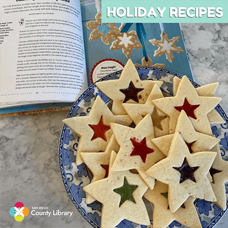 Library Cookies Cook With San Diego County Library: Stained Glass Snowflake Cookies ...